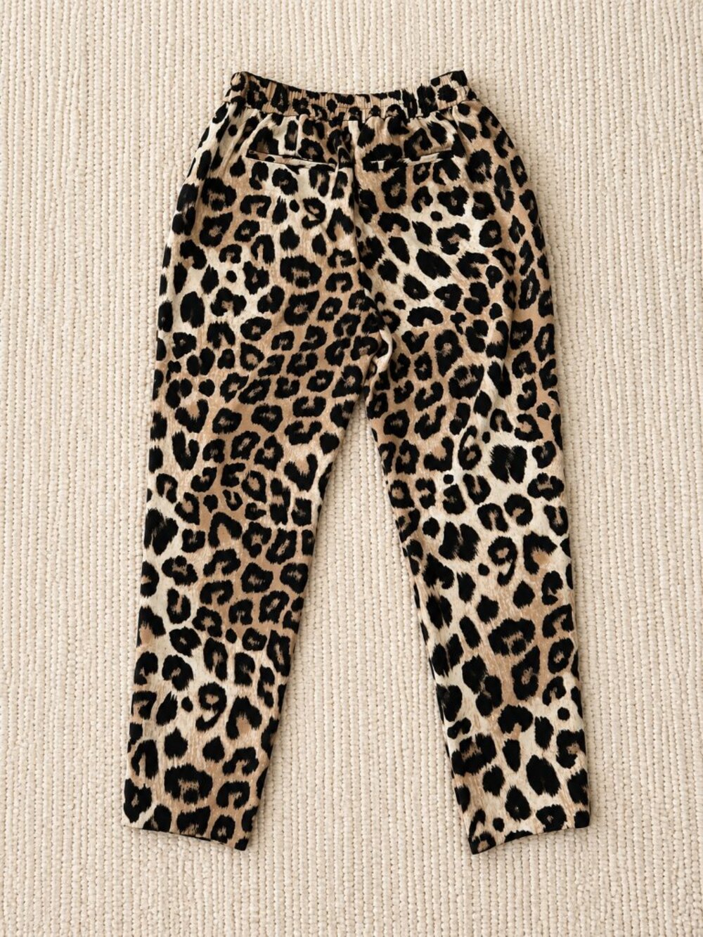 J.Crew Leopard Print Pull-On Pants Size Small